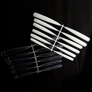 Sharp Ending Stiletto Nail <strong>Tip</strong> 12pcs/bag Salon Practice Thin sharp extra Long Half Cover Stiletto Artificial 12 Sizes Nail <strong>Tips</strong> - Product Image 2