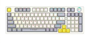 T50 Optical Switch Wired RGB Macro Gaming Mechanical <strong>Keyboard</strong> with 97 Keys Knob Module Latency Playing - Product Image 3