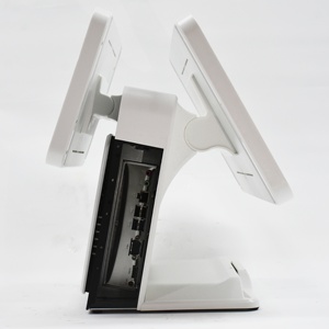 15.6 + 9.7英寸双屏白色廉价Pos系统一体机餐厅超市收银机Pos - Product Image 3