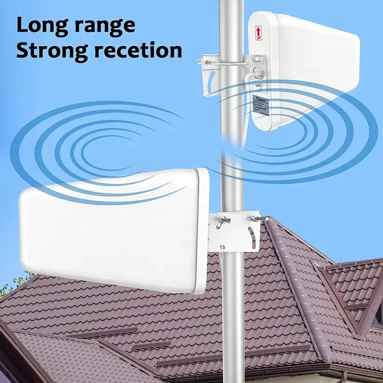 698-960 MHz 1710-2700 MHz Antenne extérieure internet 4g lte 5g gps Vertical LPDA communication yagi Antenne