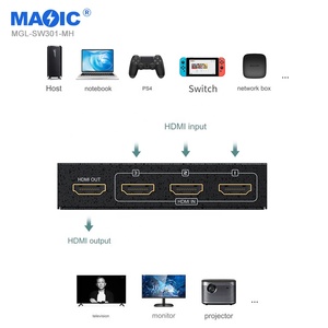 New Arrival <strong>HDMI</strong> <strong>Switch</strong> 4K 30Hz 3 <strong>Input</strong> 1 <strong>Output</strong> With IR FULL HD 3D V1.4 Video Switcher