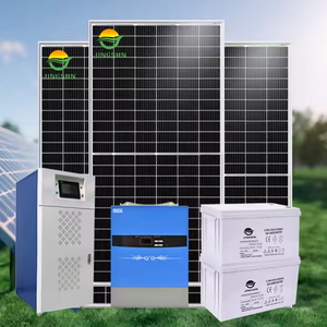 景孙完整太阳能系统5KW 8KW 10KW离网太阳能发电系统带铅酸蓄电池支持定制 - Product Image 4