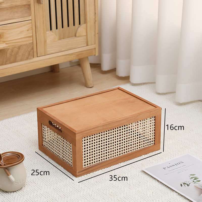 Dark-colored pull-out drawer with lid 35*25*16