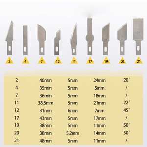 13PCS精密刀具套装Exacto手工雕刻工具艺术和工艺爱好刀片用于多用途工艺艺术切割工具 - Product Image 5