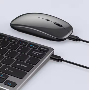小型Qty高速カスタマイズデュアルモードマウスとキーボードコンボBT 2.4Ghzワイヤレス充電サイレントオフィスキーボードとマウスセット - Product Image 3