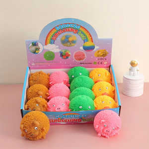 Sıcak satmak OEM yumuşak hayvan tüylü Puffers topu oyuncaklar çocuklar büyük boy köpek tavşan Fidget Squishy duyusal sıkmak oyuncaklar çocuklar için - Product Image 3