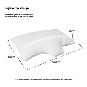 Memory Shattered Cotton Cervical Spine Protection Single Breathable Pillow Summer Ice Silk Low Profile <strong>Sleep</strong> <strong>Aid</strong> Slow Recall - Product Image 6