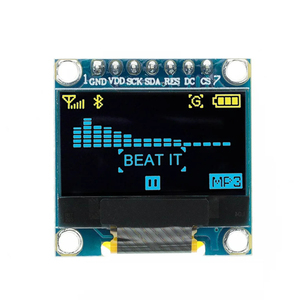 10PCS 4-polig 7-polig Weiß/Blau/Gelb Blau Farbe 0,96 Zoll 128 X64 OLED-Anzeige modul 0,96 "IIC I2C SPI Comm unicate - Product Image 6