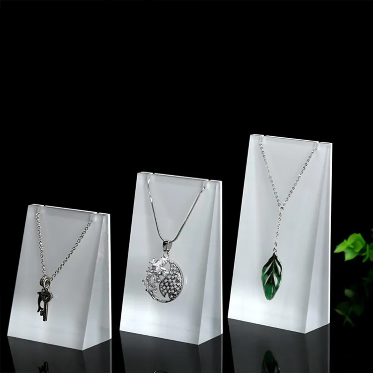 Shop Window Promotional Necklace Stand Set single Acrylic Props rack jewelry display