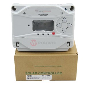 Controlador de carga solar MPPT con pantalla LCD para batería de litio, sistema de panel solar Bluetooth, PWM, 30A, 12V, 24V - Product Image 2