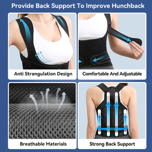 2024 nóng bán tùy chỉnh điều chỉnh trở lại tư thế Corrector Vai tư thế Corrector cho phụ nữ và nam giới - Product Image 4