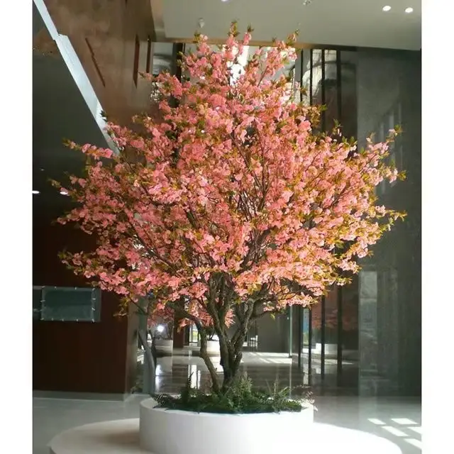 Limu-Árbol de cerezo artificial, decoración para fiesta de boda, en venta