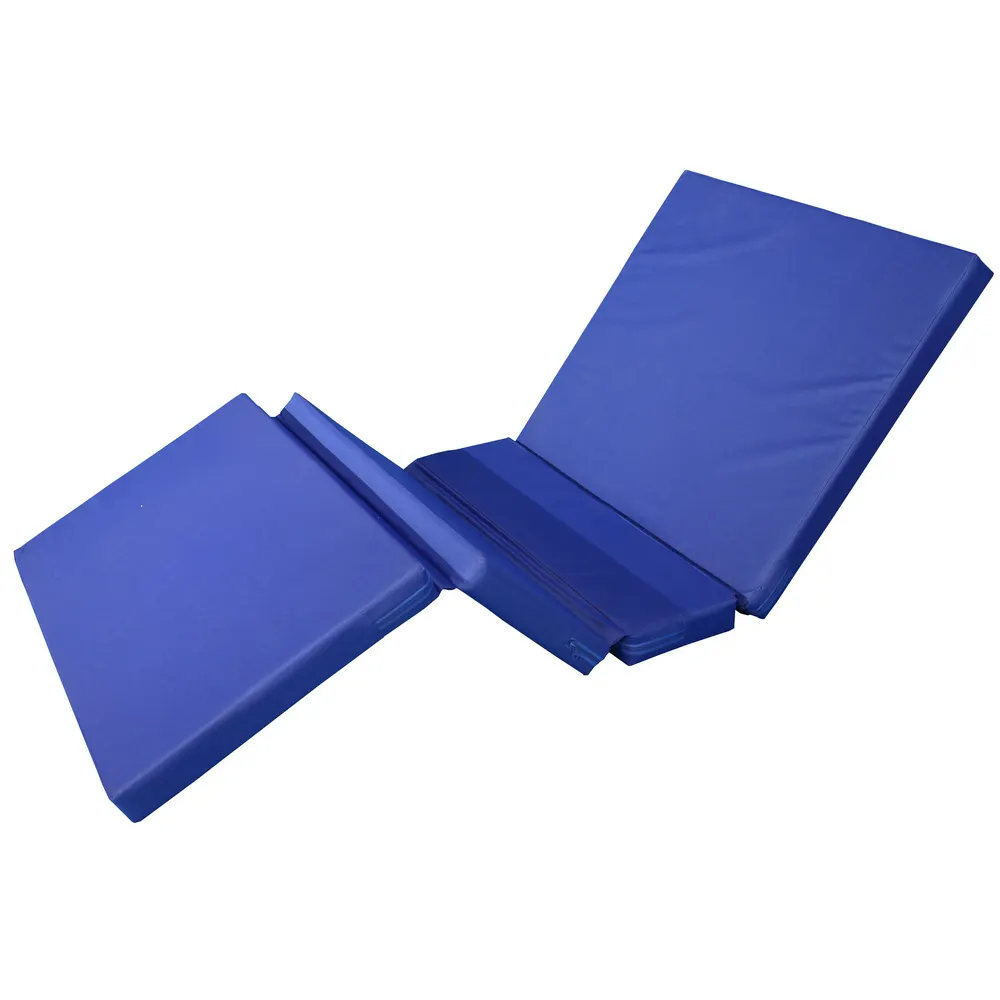 4 esponja de espuma de alta densidad plegable y fibra de palma impermeable lona PU/PVC cubierta cama de hospital colchón