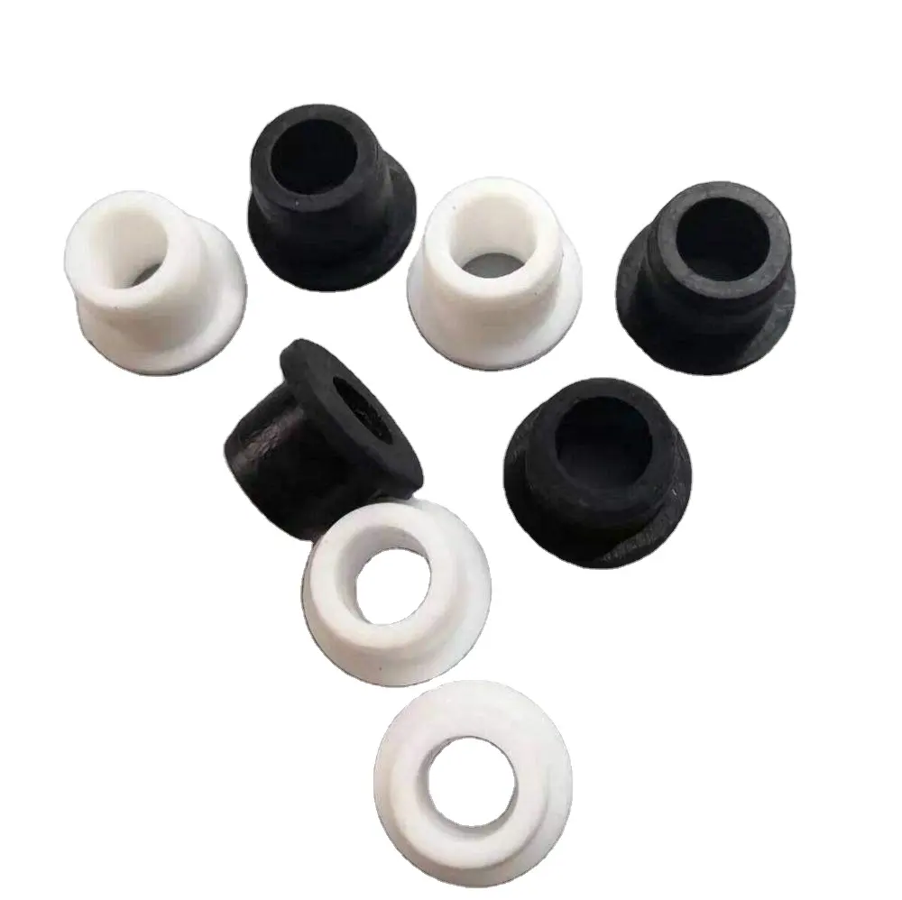 6mm Round Hollow Silicone Rubber Grommet Hole Plug Wire Cable Wiring Protect Bushes O-rings Sealed Gasket