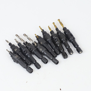 5pcs埋头钻具木工钻头套钻孔导向孔，用于螺钉尺寸 #<span class=keywords><strong>5</strong></span> #6 #8 #10 #12用扳手