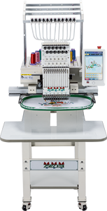 Diseño de sistema de diseño de patrón de bordado, máquina de bordado de software, bordado plano con 1 cabeza, 12 agujas