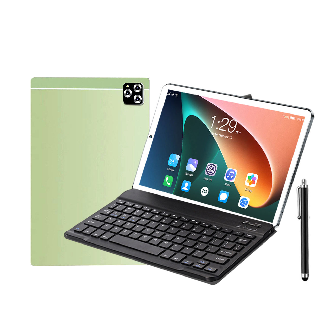 สีเขียว