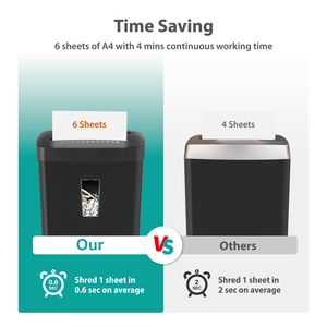 CD220P Commercial Cross-Cut <strong>Shredder</strong> 5Sheet Capacity Desktop Electric Model for Office Home Paper <strong>Shredder</strong> - Product Image 3