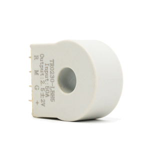霍尔效应电流传感器0-100A输出1v交流电流转换器，用于交流变频调速