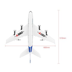 DIY模型飞机2.4GHz遥控飞机空客a380 3CH遥控飞机电动飞机 - Product Image 6