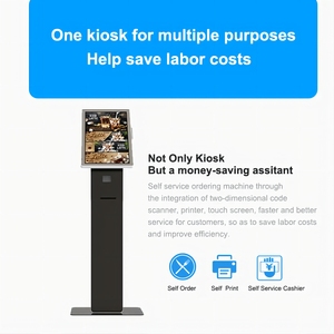 Touch Kiosk Electronic <strong>Queue</strong> <strong>Management</strong> <strong>System</strong> with Ticket Dispenser Bank Payment Kiosk Equipment