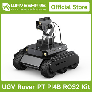 UGV Rover PT PI4B ROS2 Kit Waves hare Open Source 6 Räder 4WD AI Roboter Dual Controller Geeignet für Raspberry Pi 4B 5 - Product Image 2