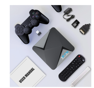 新しいスーパーコンソールX2PROホームビデオゲームコンソール3Dデュアルシステムゲームセットトップボックス、TVHDノスタルジックアーケード2人用ジョイスティック