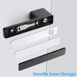 <span class=keywords><strong>2025</strong></span> hiện đại tối giản khóa cửa từ hợp kim nhôm bền chìa khóa mở khóa chống trộm tính năng mới xu hướng tay nắm cửa - Product Image 5