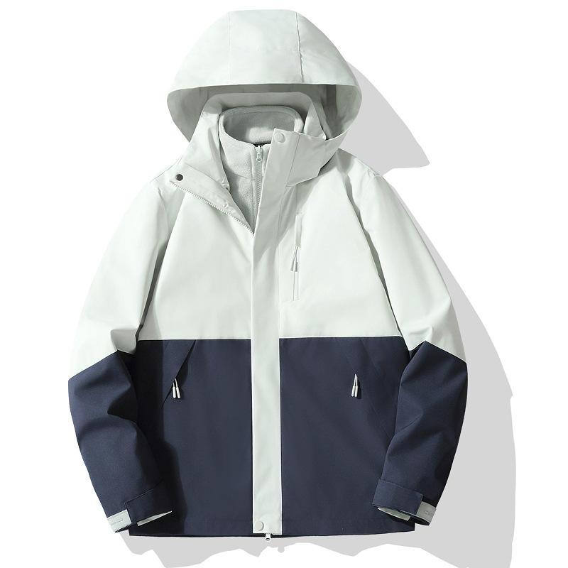 Shimmering gray/three-in-one navy blue unisex