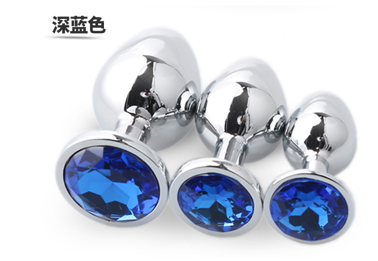 Argent/bleu (3 pcs/ensemble)