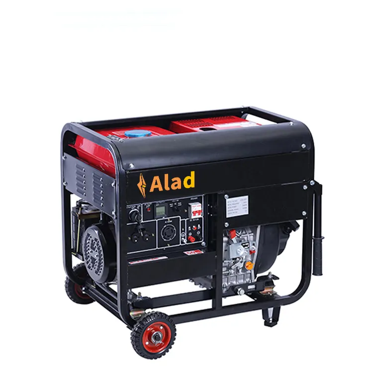 Générateur diesel 30kva générateur portable système de refroidissement par air alternateur 10kw 1500rpm 3 phases 400v sans brosse 50Hz/ 60 Hz 130