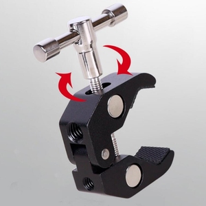 Universal Camera <strong>C</strong> Clamp <strong>Mount</strong> for DSLR Camera Led Video Light With 1/4&quot; and 3/8&quot; Screws Phone Holder <strong>Mount</strong> - Product Image 5