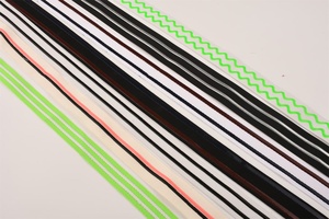 Cinta tejida de colores a rayas Patrones personalizados Banda elástica de impresión de alta elasticidad con silicona - Product Image 5