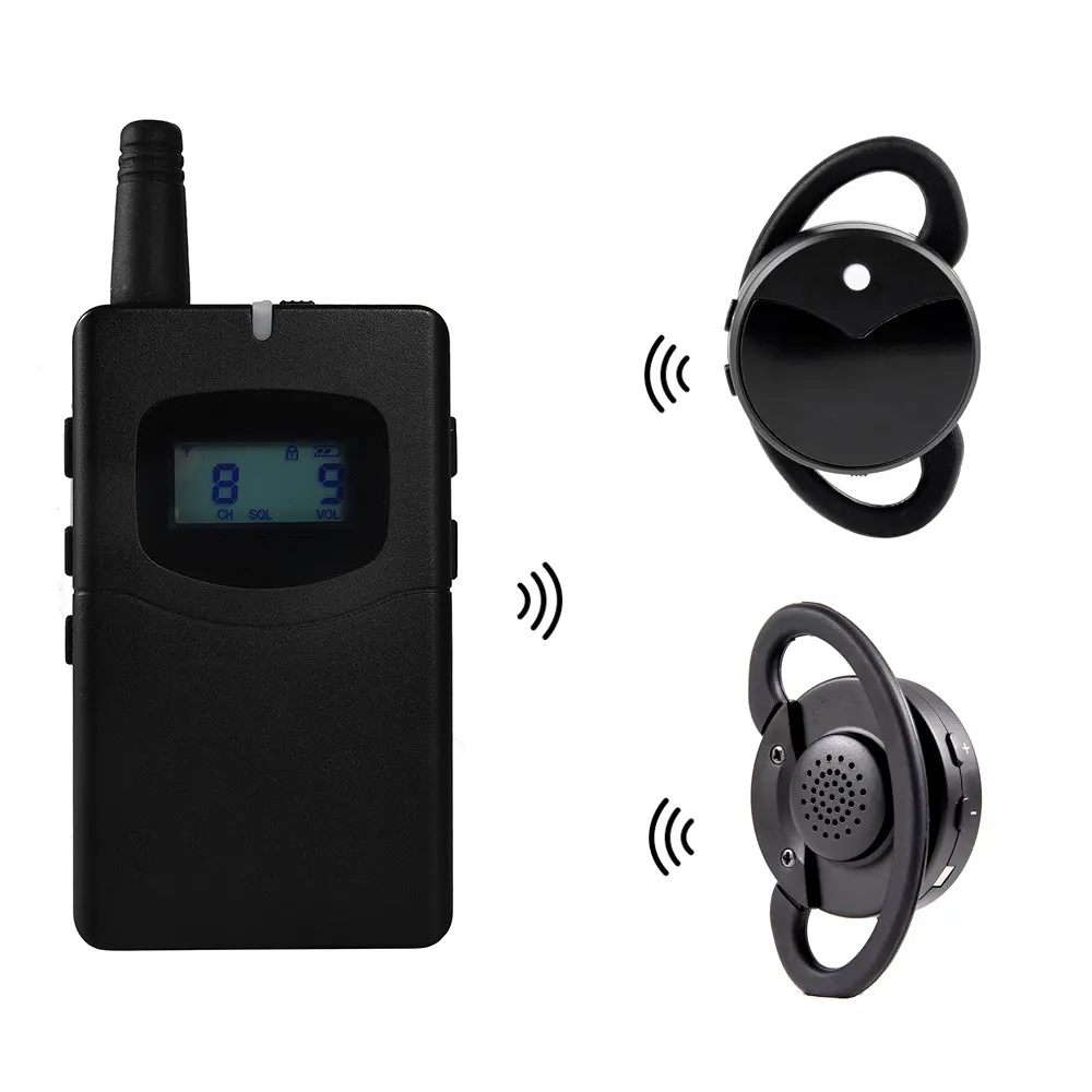 Wireless Tour Group Whisper Audio Radio Guide System for Guiding Meeting Translation Teaching