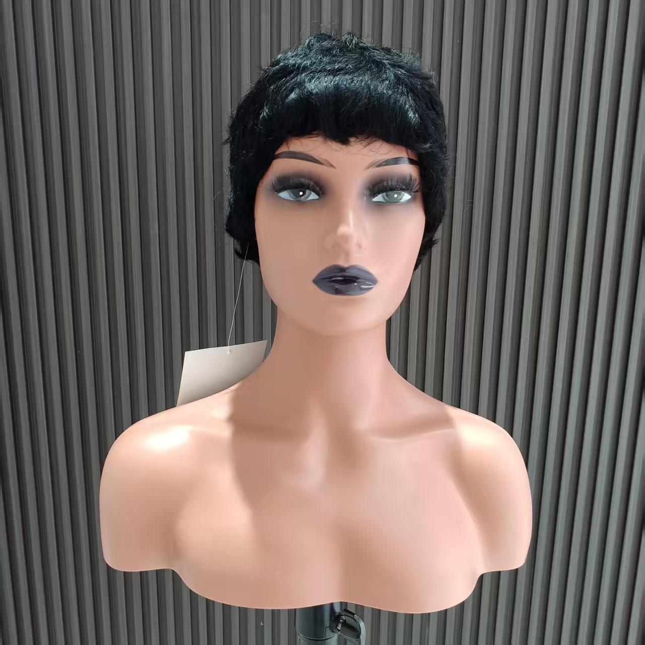 Short black hair
