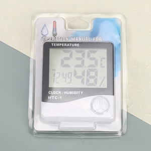 Medidor de temperatura y humedad digital Htc1, pantalla LCD DC, medidor de humedad doméstico y termómetro, higrómetro - Product Image 6