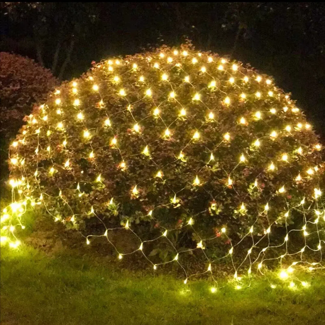 Corda led com rede solar à prova d'água, rc, para festa de natal, casamento, eventos, jardim, vila, luz de decoração