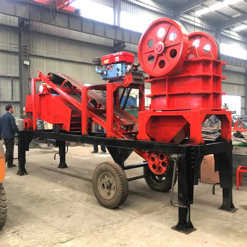 Venda quente China fábrica portátil triturador de pedra fina máquina de pedreira