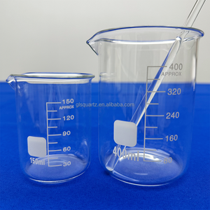 Laboratuvar özelleştirilmiş 50ml 100ml 200ml 500ml temizle 3.3 Boro cam ölçüm bardak beher ölçeği ile - Product Image 2