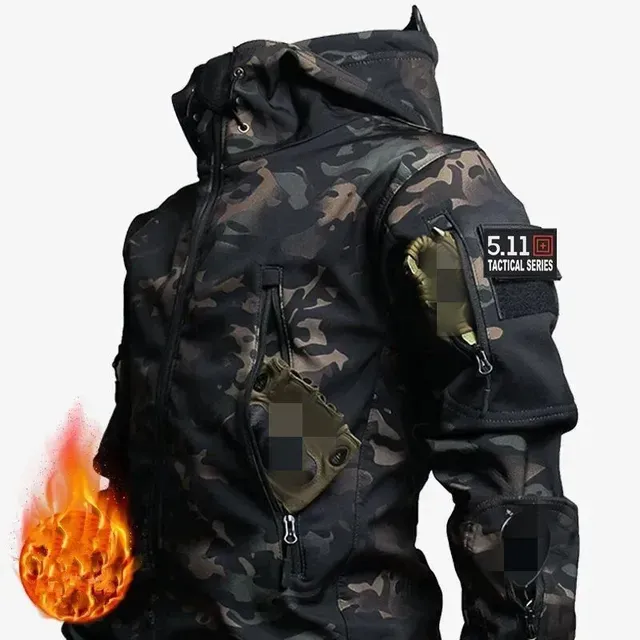 Black camo jacket