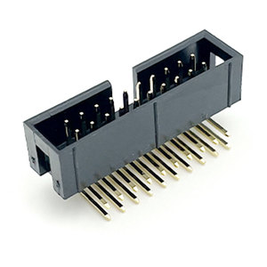 2.54mmピッチ2x10ピン20ピンストレートオスシュラウドボックスヘッダーIDC長方形コネクタ - Product Image 2