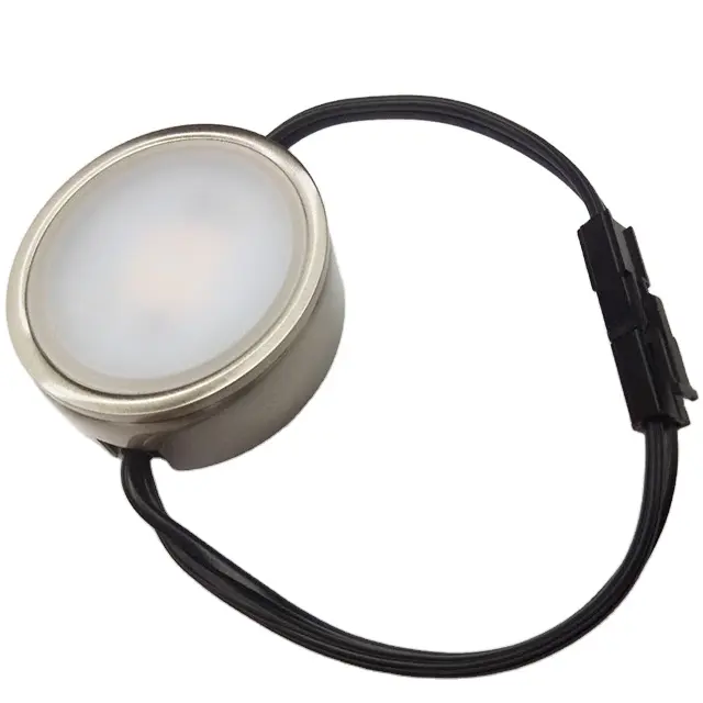 CUL 120V รอบ3000K นำ Puck ตู้เฟอร์นิเจอร์3W dimmable แสงตู้