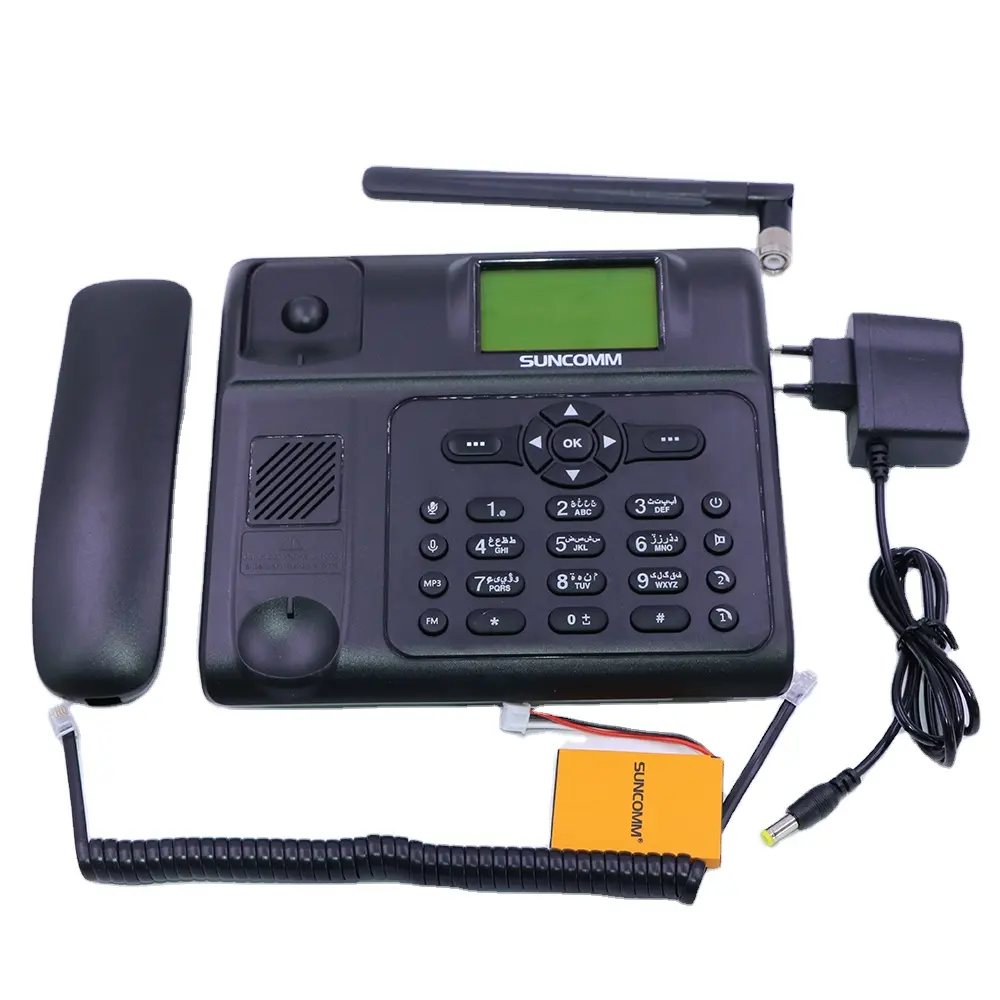 GSM Desktop Phone 2021 Hot SUNCOMM G700 mit Sim Card Mute Record Hotel Telefon Dect Tische Telefone