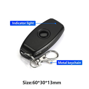 Universale 433 mhz RF telecomando trasmettitore Keyfob EV1527 codice apprendimento singolo pulsante per Gate garage porta controller - Product Image 5
