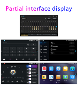 7862 10 Zoll Auto Touchscreen Universal Android System Player Auto Multimedia MP5 Radio GPS Navigator Carplay DSP Auto LCD-Display - Product Image 4