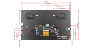 <strong>Raspberry</strong> <strong>Pi</strong> 4b 10.1 Inch Touch Screen Ips Capacitive <strong>Lcd</strong> 1024x600 Display With Acrylic Holder <strong>Monitor</strong> - Product Image 4