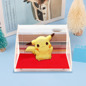 New Product Recommendation Kawaii <strong>Notepad</strong> Desk Decoration Cartoon Character <strong>Paper</strong> Carving Custom Model Creative Note Gift - Product Image 4