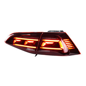 Araba ışıkları Golf 7 için kuyruk işık MK7 MK7.5 Golf 7.5 <span class=keywords><strong>Led</strong></span> kuyruk lambası arka bagaj Stop fren dinamik sinyal animasyon oto aksesuar