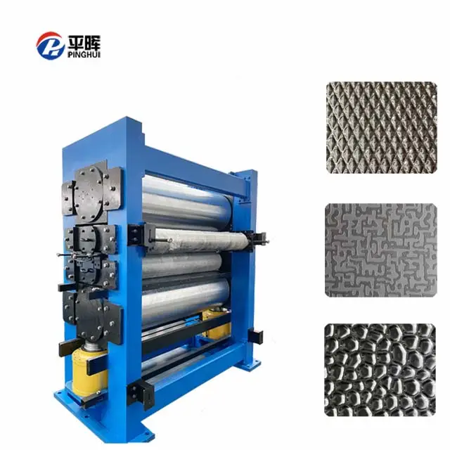 Chine Fabricant 200-1600mm Machine de gaufrage de tôle d'acier inoxydable hydraulique