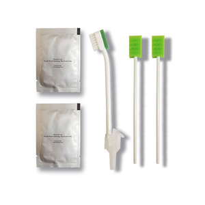 Tek kullanımlık tıbbi ağız ağız bakımı emme diş fırçası ve çubukla sünger tükürük emici yıkama emiş tipi Oral sünger - Product Image 3